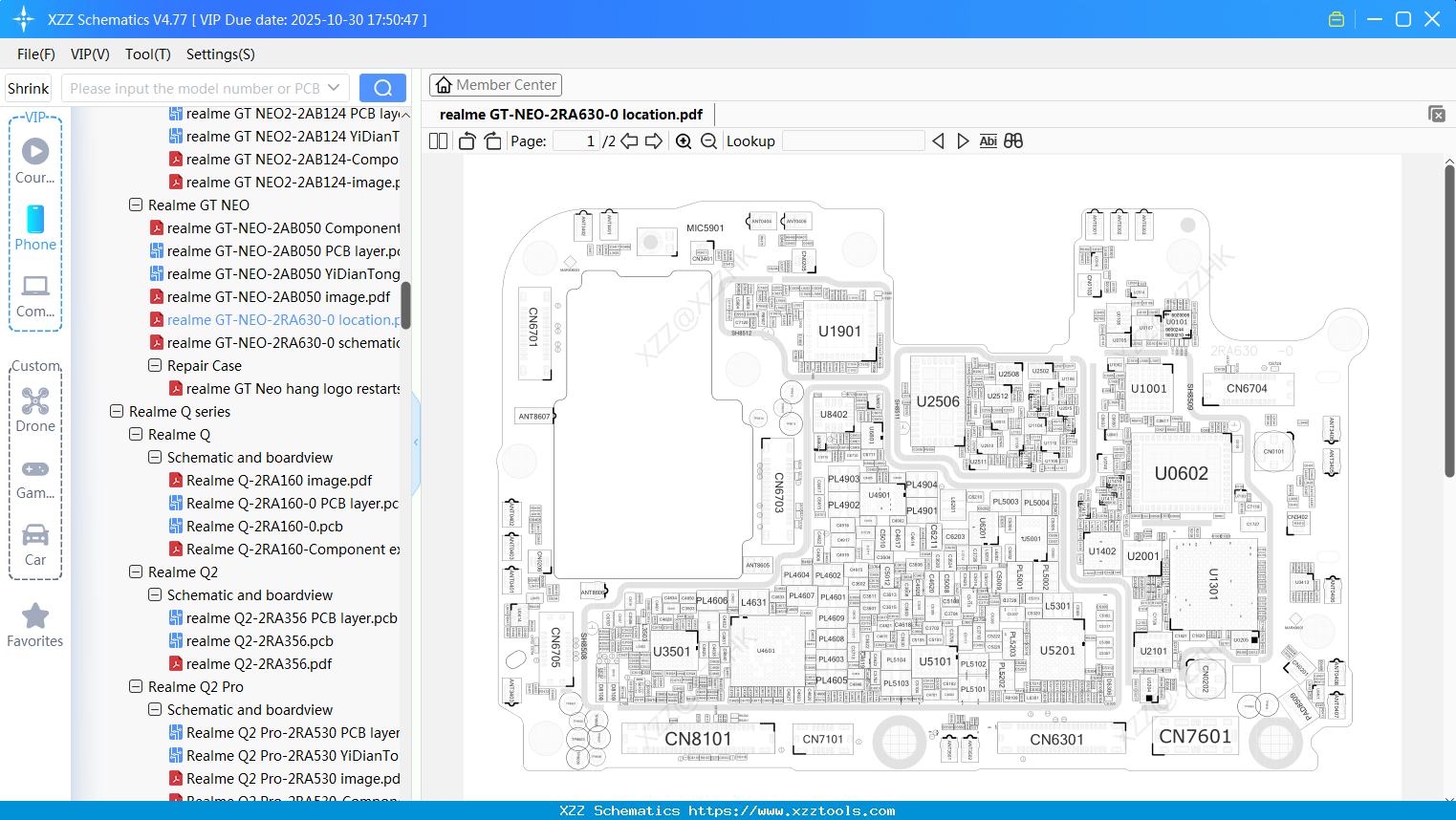 Realme GT-NEO-2RA630-0 Location